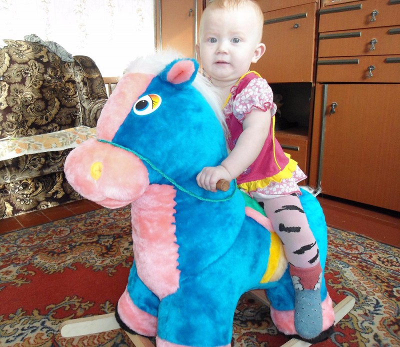 Виктория Рыбина (1 год 7 месяцев),  д.Тармакуль