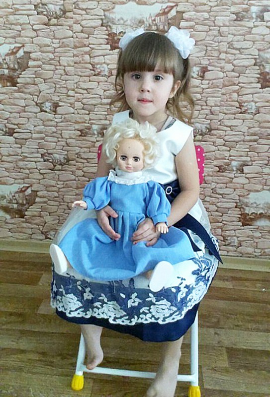 Надя Лещинская (4 года), г.Куйбышев