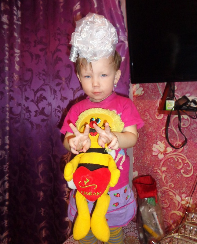 Диана Абдулина(2 года), д.Малый Тебисс