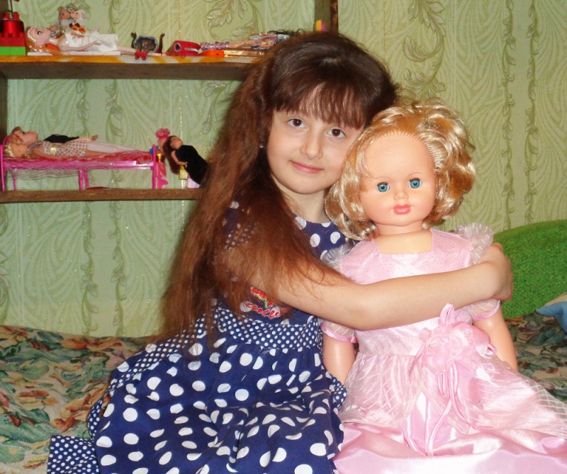 Полина Усольцева (7 лет), с. Полтавка